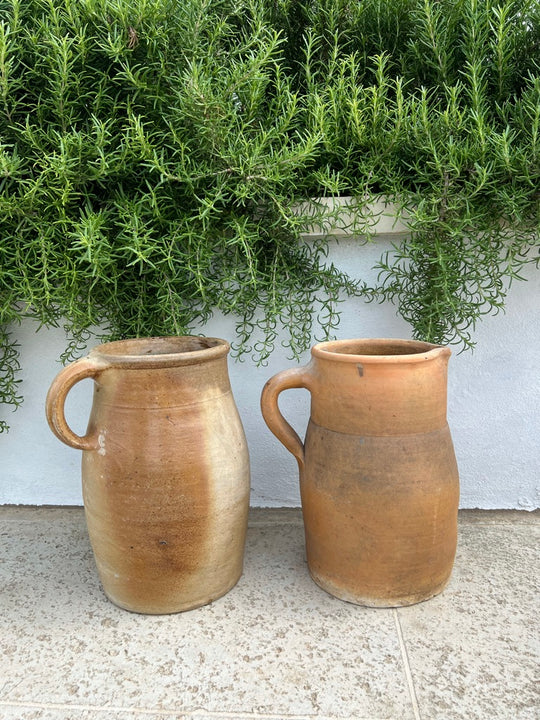 French Provincial Stoneware Pitcher