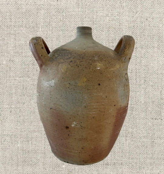 French Provincial Stoneware Olive Oil Jug