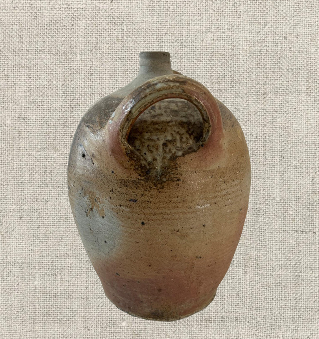 French Provincial Stoneware Olive Oil Jug
