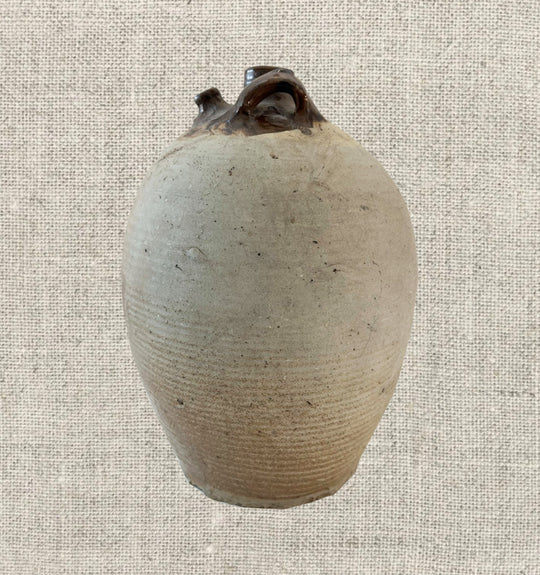 French Provincial Stoneware Olive Oil Jug