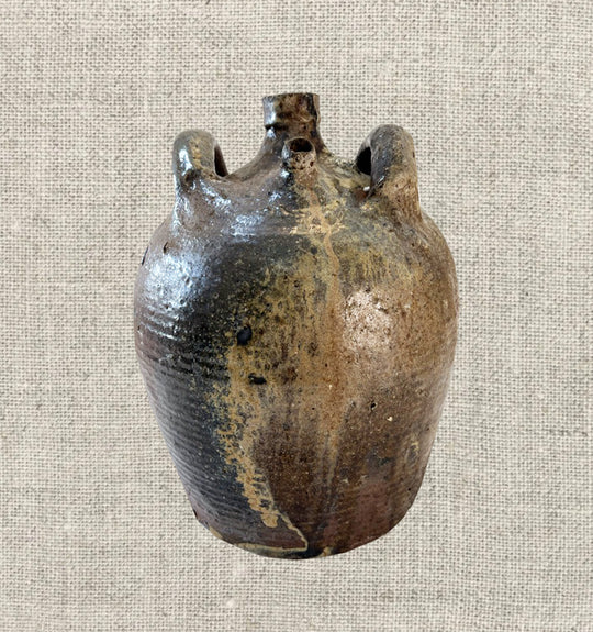 French Provincial Stoneware Olive Oil Jug