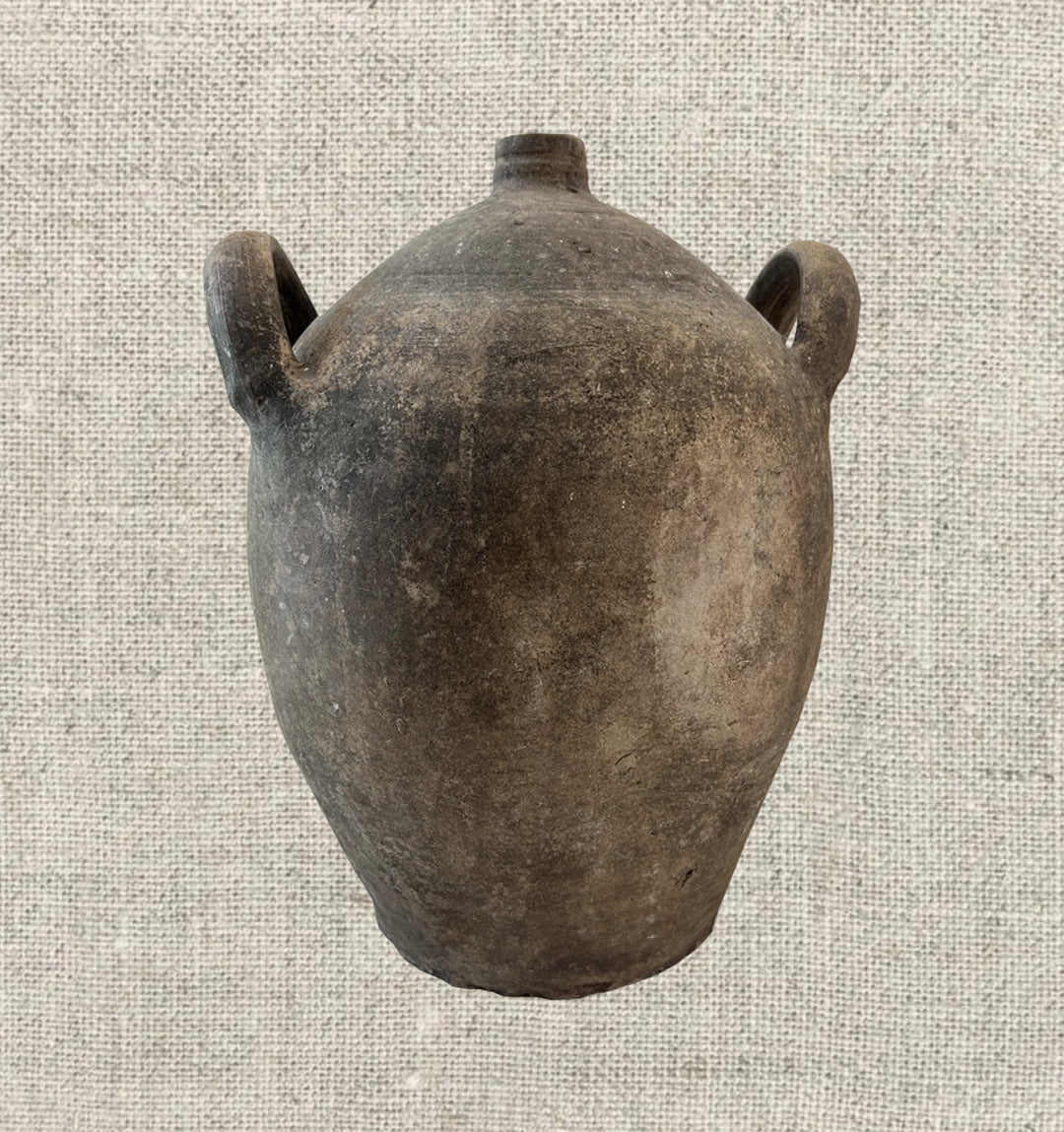French Provincial Stoneware Olive Oil Jug