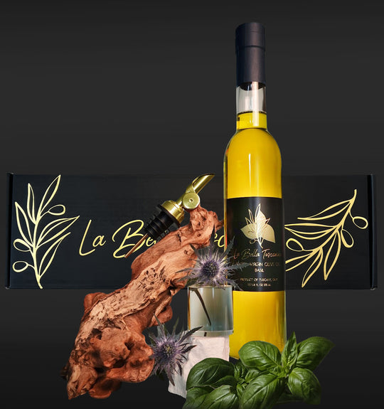 Basil Extra Virgin Olive Oil set