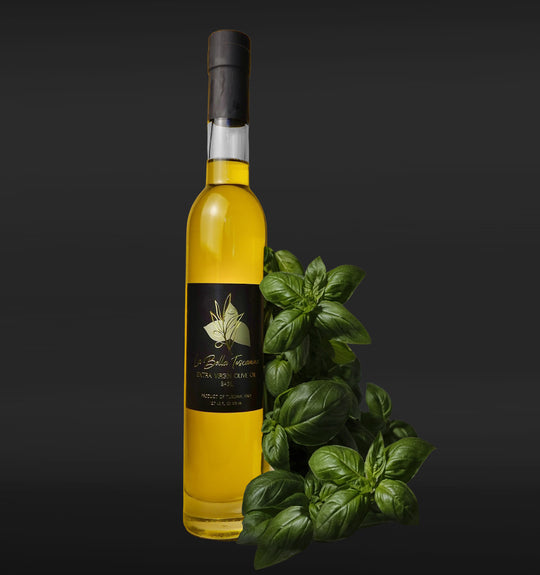 Basil Infused Extra Virgin Olive Oil 375ml